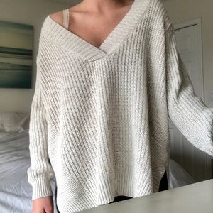 Cozy Overfit Creme Sweater